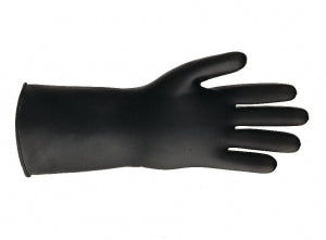 Best Manufacturing Company BEST Butyl Unlined Gloves - Butyl Gloves, Unlined, Black, Size XL, 14", 25 mL - 878-10