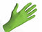 Best Manufacturing Company N-DEX Free Ultimate Gloves - 11" Ultra N-DEX Powder-Free Exam Gloves, 5 Mil, Lime Green, Size L - 9500PFL