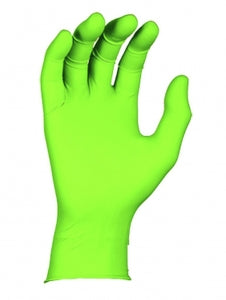 Best Manufacturing Company N-DEX Free Ultimate Gloves - 11" Ultra N-DEX Powder-Free Exam Gloves, 5 Mil, Lime Green, Size S - 9500PFS