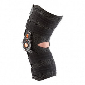 Breg Recover Knee Braces - Recover Knee Neoprene Brace with Open Back, Long, Size Small - 00362