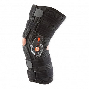 Breg Recover Knee Braces - Recover Knee Neoprene Brace with Open Back, Long, Size Small - 00362