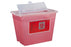 Bemis 2 gal. Sharps Container - Multi-Use Sharps Container, Red, 2 gal. - 102 030