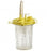 Bemis Mfg Quick-Fit Liner System - Quick-Fit Liner System 1, 500 cc Reusable Outer Canister with Yellow Bracket - 150010