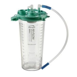 Bemis Hi-Flow Suction Canisters - 3000cc Hi-Flow Suction Canister Kit with 36 18" Connecting Tubes - 3025 055