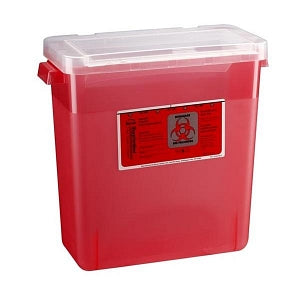 Bemis Manfacturing Phlebotomy and Multiuse Containers - Needle Container, Red, 3 gal. - 303 030