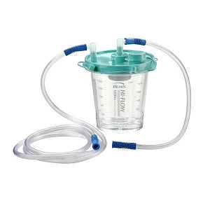 Bemis Hi-Flow Suction Canisters - 1200cc Hi-Flow Suction Canister Kit with 18" and 6' Connecting Tubes - 485410