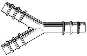 Busse Hospital Y-Connectors - Y-Connector, Plastic Tubing, Sterile - 508