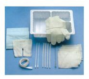 Busse Hospital Disposables Tracheostomy Care Sets - Tracheostomy Care Set with Pre-Cut Gauze Dressing - 710