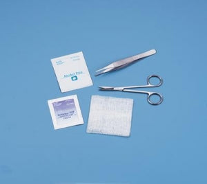 Busse Hospital Suture Removal Kits - Suture Removal Kit with Stitch Cutter and Posi-Grip Forceps - 723