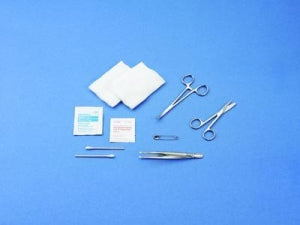 Busse General Purpose Instrument Trays - Wound Closure Tray with Hemostat Scissors - 754