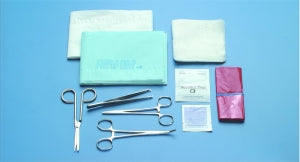 Busse General Purpose Instrument Trays - Wound Closure Tray with Instruments, Deluxe - 756