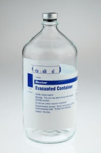 Baxter Healthcare Evacuated Glass Containers - Evacuated Glass Container, 1000 mL - 1A8504