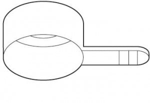 Baxter Add-A-Cap Closure f / IV Bottles - Add-A-Cap Closure for IV Bottles, 28 mm - 2C0410