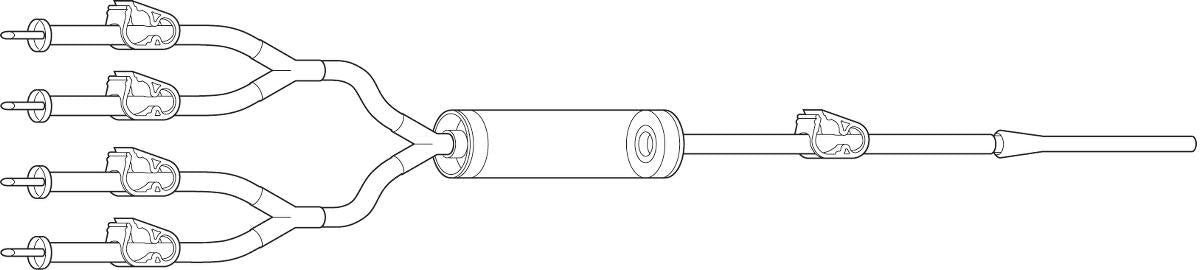 Four-Lead Arthroscopic Irrigation Set by Baxter