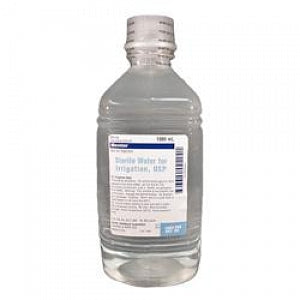 Baxter Healthcare Sterile Water for Irrigation (Pour Bottle) - Sterile Water for Irrigation, USP, 1, 000 mL Bottle - 2F7114