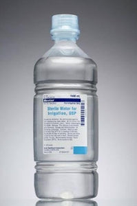 Baxter Healthcare Sterile Water for Irrigation (Pour Bottle) - Sterile Water for Irrigation, USP, 1, 500 mL Bottle - 2F7115