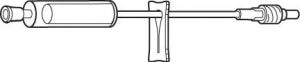 Baxter Healthcare Extension Set with Micron Filter - Extension Set, 0.22-Micron, Non-DEHP - 2H5660