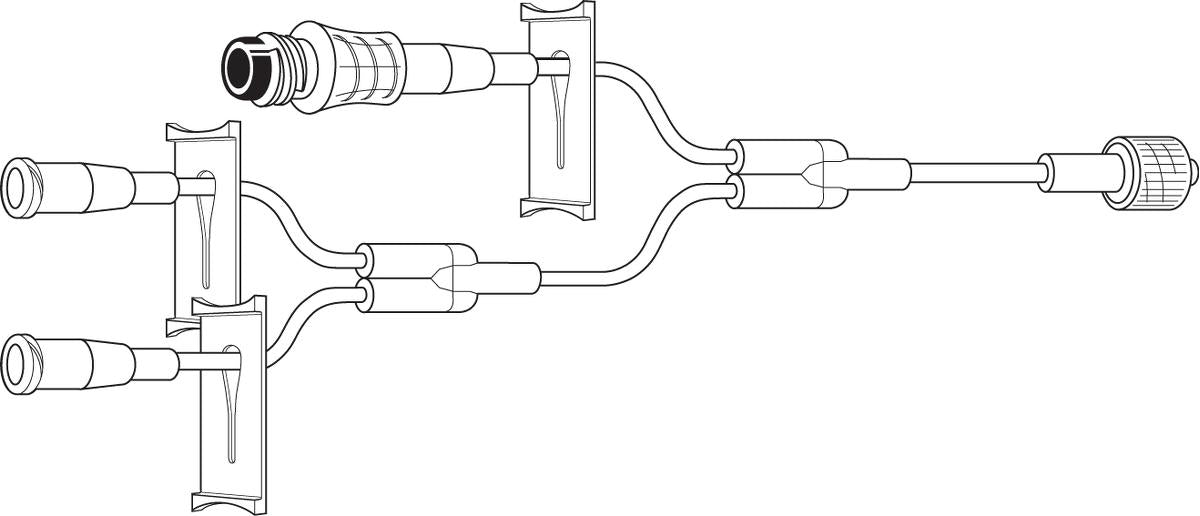 3-Lead Extension Sets by Baxter Healthcare