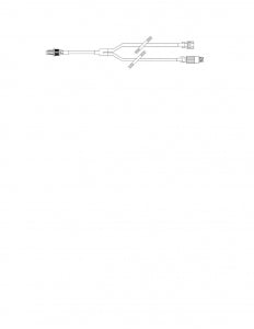 Baxter Y-Type Catheter Extension Set - Y-Type Extension Set, Needle Free, Clearlink - 2N8377