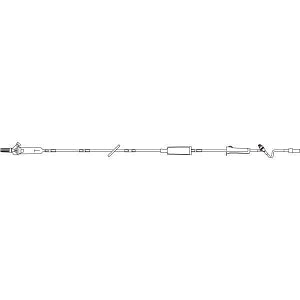 Baxter Clearlink Solution Sets - Clearlink Solution Set with 0.2-micron Downstream Filter, Luer-Activated Valve, Male Luer Lock Adapter, 10 drops / mL, 107" L - 2R8858