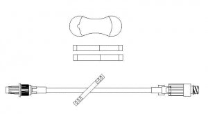 Baxter Healthcare INTERLINK IV, CATHETER EXTENSION SET, 6.2" - Extension Set Kit with V-LINK Device, Vitashield Catheter and Tubing - 6N8220