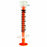 Baxter Enteral Syringe with Enfit connectors - Enfit Enteral Oral Syringe, Orange, 0.5 mL, Nonsterile - H93899005