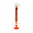 Baxter Enteral Syringe with Enfit connectors - Enfit Enteral Oral Syringe, Orange, 0.5 mL, Nonsterile - H93899005