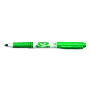 BiC Great Erase Grip Fine-Point Dry Erase Markers - BiC Great Erase Grip Fine-Point Dry-Erase Markers, Green - GDE11-GN