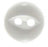 Bioseal White Buttons - White Surgical Button by Bioseal, 1/4" - 19980/25