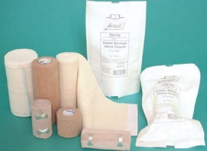 Bioseal Elastic Bandages - Elastic Bandage, Hook and Loop, 6" x 15 yd. - 254413