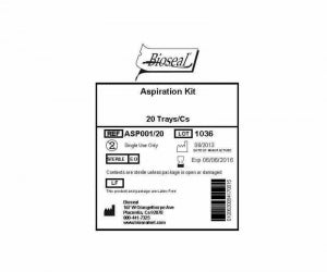 Bioseal Sterile Aspiration Kit - Aspiration Kit, Sterile - ASP001/20