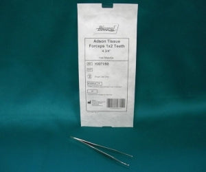 Bioseal Adson Tissue Forceps - Adson Tissue Forcep, Teeth, 1 x 2", 4.75" - KI071/20