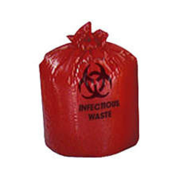 Biohazard Bag "Infectious Waste" High Performance Resin Secure Load Handling 500/Case