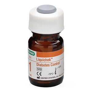 Bio-Rad Liquichek Diabetes Management Test Controls - Liquichek Diabetes HB1C Control, Six 1-mL Tubes, Level 1 - 171