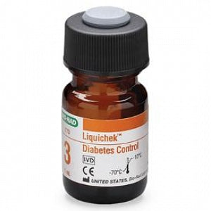 Bio-Rad Liquichek Diabetes Management Test Controls - Liquichek Diabetes HB1C Control, Six 1-mL Tubes, Level 3 - 173