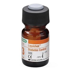 Bio-Rad Liquichek Diabetes Management Test Controls - Liquichek Diabetes HB1C Control, Six 1-mL Tubes, Level 3 - 173