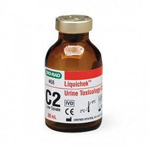 Bio-Rad Liquichek Urine Toxicology Controls - Liquichek Urine Toxicology Control, 10 x 20 mL, Level C2 Low Opiate - 468