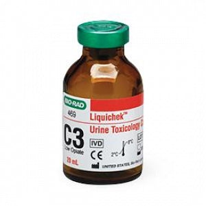 Bio-Rad Liquichek Urine Toxicology Controls - Liquichek Urine Toxicology Control, 10 x 20 mL, Level C3 Low Opiate - 469