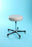 Blickman Screw Adjust Exam Stools - Screw Adjustable Exam Stool, 5 Leg, Aluminum Base, Soft Beige - 1021113011