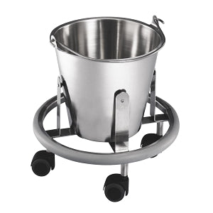 Blickman Kick Buckets - Kick Bucket, MRI, 12 qt., 2" Casters - 7766MR