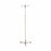 Blickman Stainless Steel Four Leg IV Poles - Stainless Steel 4-Leg Stand, Thumb-Operated, 4-Hook - 0518889400