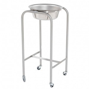 Blickman Single Basin Solution Stands - Single Basin Solution Stand with H-Brace, Baker, 8.5 Quart - 717807100