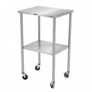 Blickman Health Ind Inc Blickman Instrument Tables with Shelf - Instrument Table, with Shelf, 16" x 20" x 34" - 0117830000