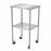 Blickman Health Ind Inc Blickman Instrument Tables with Shelf - Instrument Table, with Shelf, 16" x 20" x 34" - 0117830000