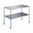 Blickman Health Ind Inc Blickman Instrument Tables with Shelf - Instrument Table, with Two Shelves, 36" x 20" x 34" - 0117832000