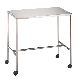 Blickman H-Brace Instrument Tables - Instrument Table, MRI Compatible, 20" x 36" x 32" - 0197842100