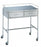 Blickman Health Ind Inc Stainless Steel Utility Tables - Utility Table, Stainless Steel, 2 Drawers, H-Bracket, 36" x 2" x 34" - 0317856000