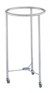 Blickman Stainless Steel Hamper Stands - Stainless Steel Hamper, 26" Diameter, No Lid - 0928773000