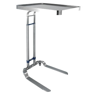 Blickman Stainless Steel Mayo Stands - Stainless Steel Mayo Stand, Foot Operated, 20" x 25", Tray - 8871SS