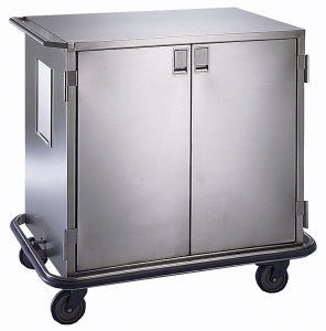 Blickman Health Ind Inc Blickman Closed Case Carts - Blickman Double Door Closed Case Cart, Stainless Steel, 52" X 29" x 39.25" - 2273331000